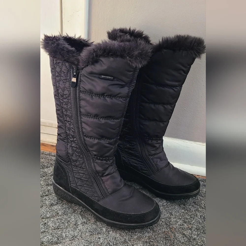 Spring Step Flexus Mireya Tall Waterproof Nylon Snow Boots size 7 EUC‎ - Picture 4 of 8